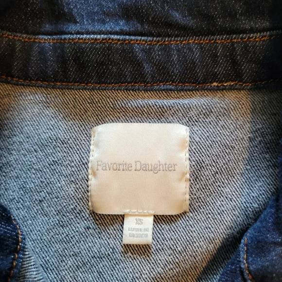 Favorite Daughter The Jane Trench In Pepper Jean Jacket Size XS - Picture 3 of 11